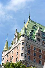 Image showing Chateau Frontenac hotel in Quebec City, Canada