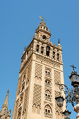 Image showing La Giralda Tower in Seville, Spain