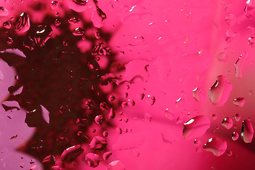 Image showing color abstract background with water drops
