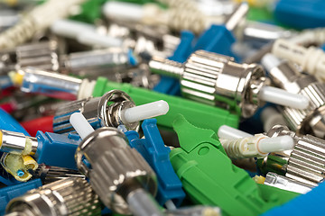 Image showing Fiber optic connectors