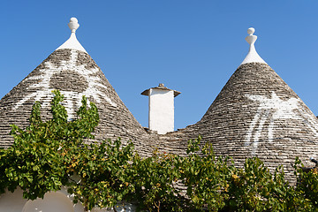 Image showing Trulli houses in Alberobello, Italy