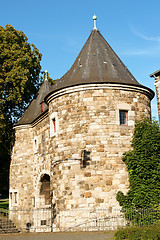 Image showing Aachen Ponttor citygate, Germany