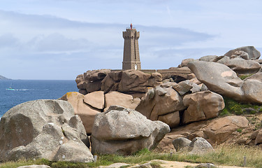 Image showing Lighthouse at Perros-Guirec