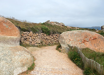 Image showing footpath around Perros-Guirec