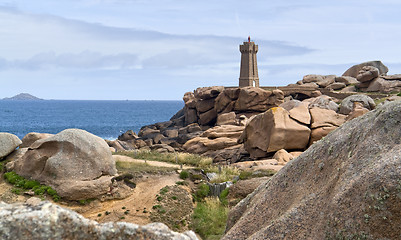 Image showing Lighthouse at Perros-Guirec