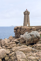 Image showing Lighthouse at Perros-Guirec