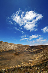 Image showing  rock stone sky  hill and summer in volcanes