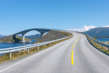 Image showing Atlantic Road in Norway