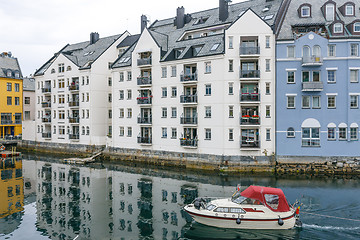 Image showing Downtown Alesund, Norway