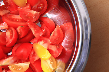 Image showing tomatoe background