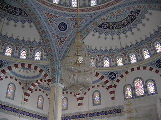 Image showing Inside a mosque in Turkey