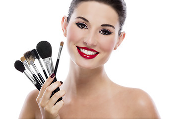 Image showing Make-up portrait