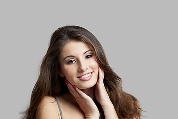 Image showing Woman smiling
