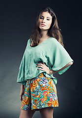 Image showing Fashion woman posing