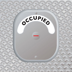 Image showing secure door occupied
