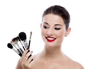 Image showing Make-up portrait