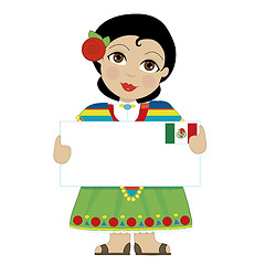 Image showing Mexican Girl Sign