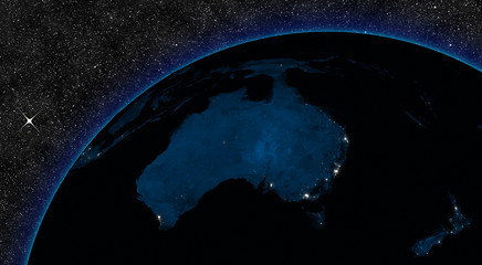 Image showing Night in Australia