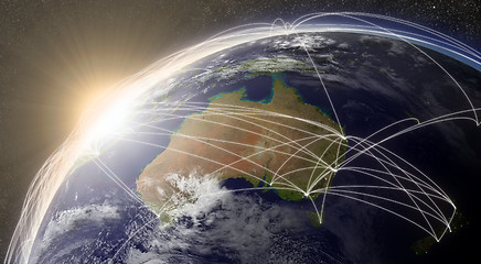Image showing Network over Australia
