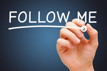 Image showing Follow Me White Marker