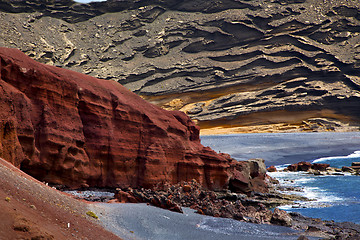 Image showing  and summer in el golfo lanzarote 