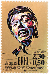 Image showing Jacques Brel Stamp