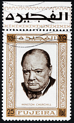 Image showing Winston Churchill Stamp