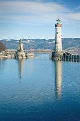 Image showing Lindau harbor