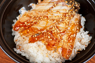 Image showing eel with rice