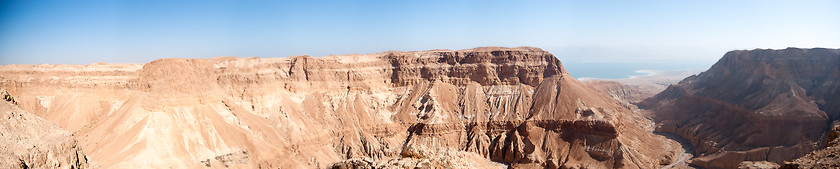 Image showing stone desert panorama