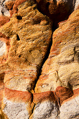 Image showing rock abstract lanzarote spain  