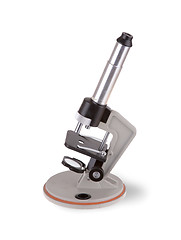 Image showing Old microscope isolated 