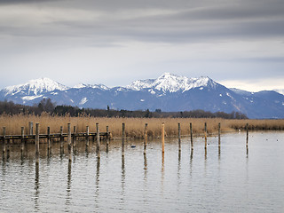 Image showing Chiemsee jetty