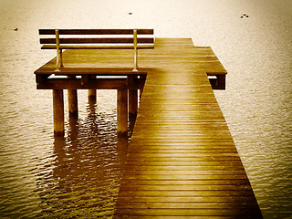 Image showing Chiemsee jetty