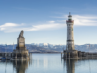 Image showing port entrance lake constance