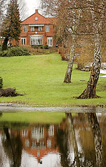 Image showing House by the lake