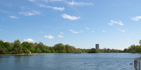 Image showing Serpentine lake London