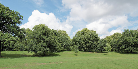 Image showing Kensington gardens, London