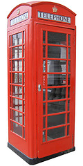 Image showing London telephone box