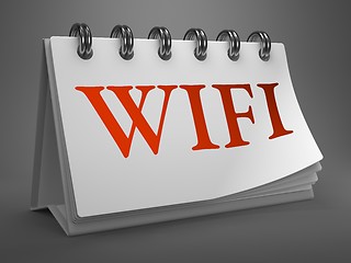 Image showing WiFi on Desktop Calendar.