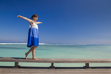 Image showing Enjoying the summer