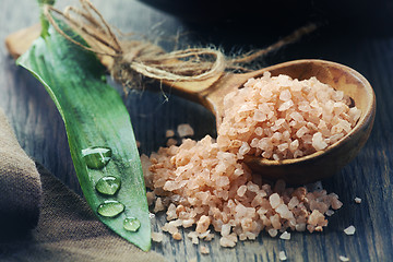 Image showing Spa. Sea salt 