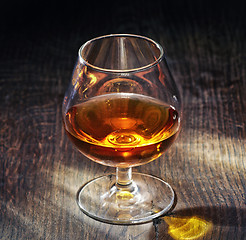 Image showing glass of brandy