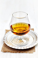 Image showing glass of brandy