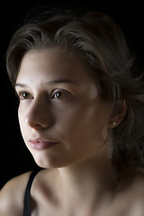 Image showing Portrait young woman