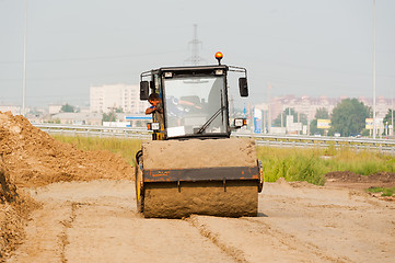 Image showing Road roller