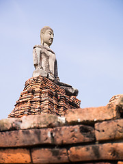 Image showing ancient buddha statue