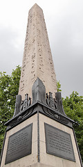 Image showing Egyptian obelisk, London