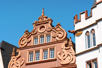 Image showing Ancient buildings in the old town of Trier, Germany