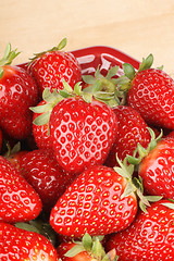 Image showing Ripe strawberries